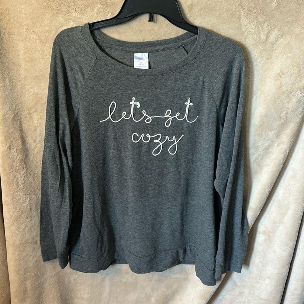Buttery soft long sleeve sleep shirt. Perfect for a cozy night.